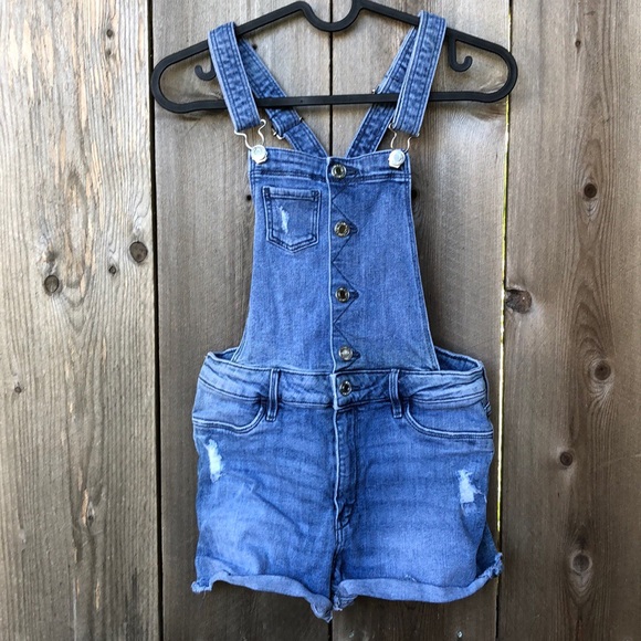 H&M Other - H&M Denim Distressed Shortalls